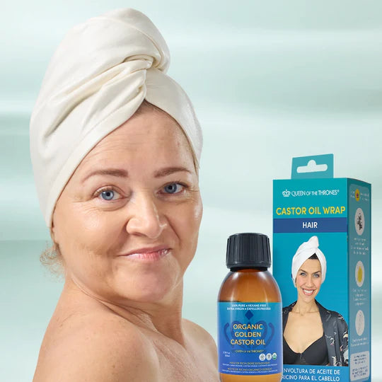 Queen of the Thrones Castor Oil Hair Mask Kit + Organic Castor Oil 3.38oz